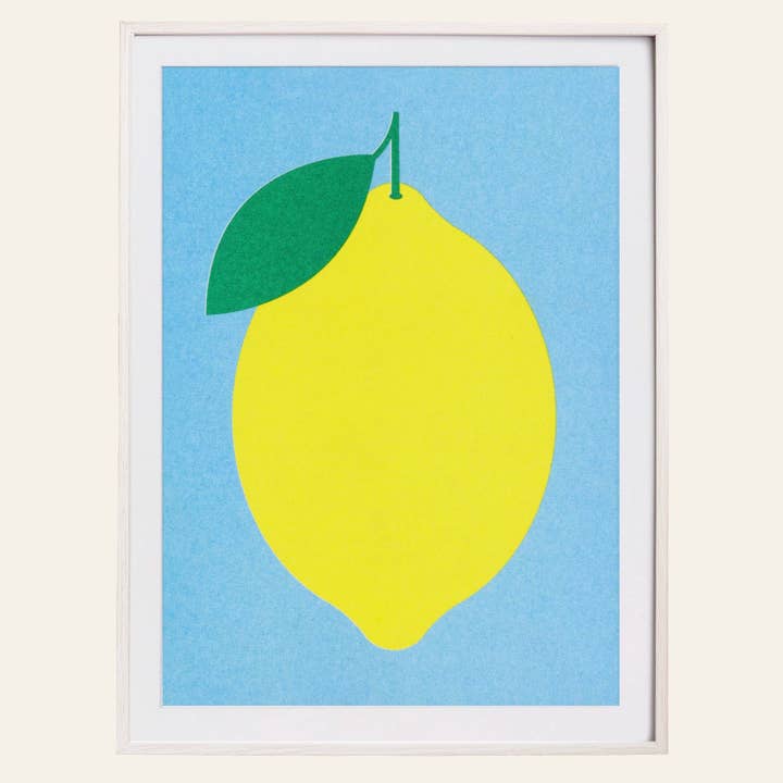 Lemon Art Print Poster for wholesale by HERR & FRAU RIO