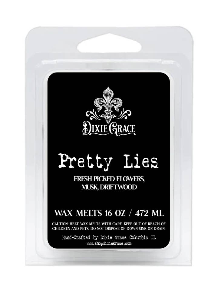 Pretty Lies - 3 oz Wax Melts for wholesale by Dixie Grace