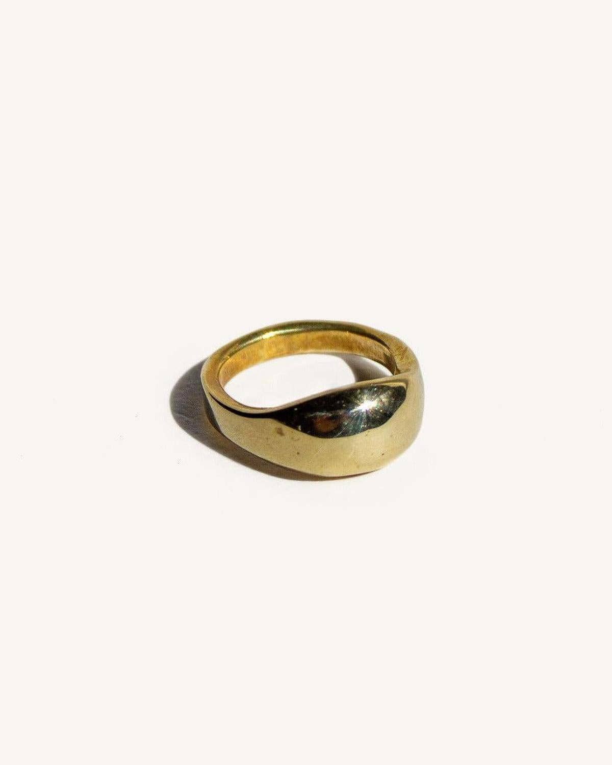 Dea Dia - Wholesale Band/Stacked Ring - Dome Pinky Ring3