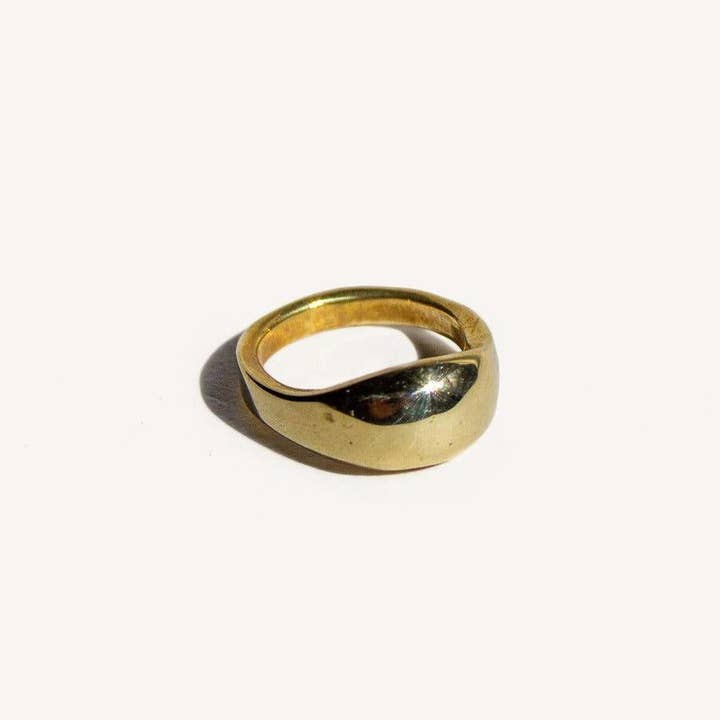 Dea Dia - Wholesale Band/Stacked Ring - Dome Pinky Ring3