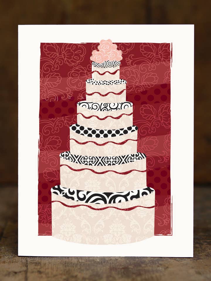 Bruidstaart voor wholesale door Sugarhill Card Co