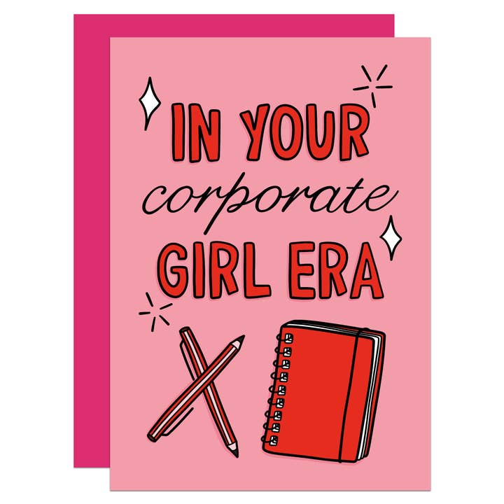 Carta A6 Era della Ragazza Aziendale per la vendita all'ingrosso da parte di TeePee Creations