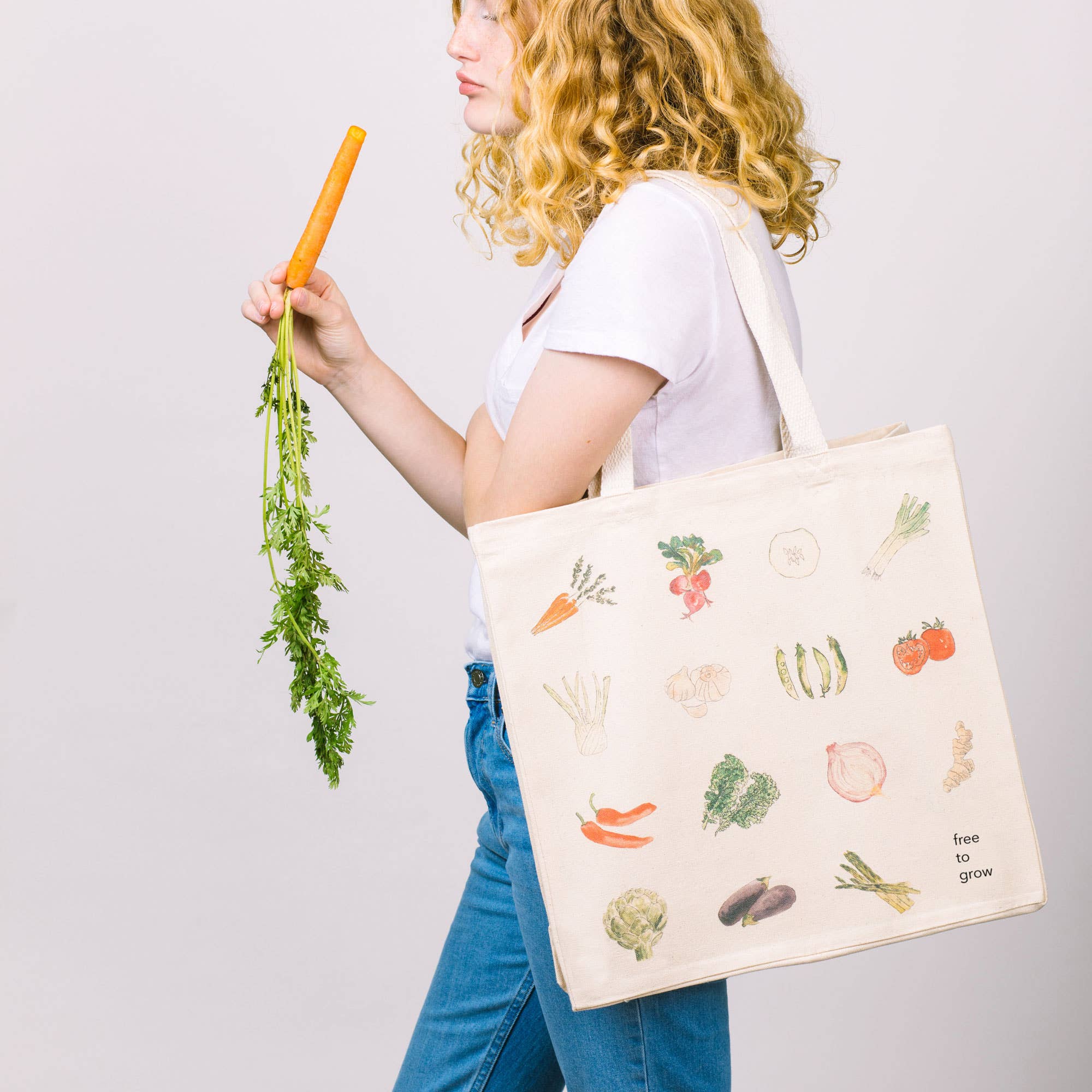 The Tote Project - Wholesale Draagtas - Dames - Gratis te kweken (groenten) draagtas1