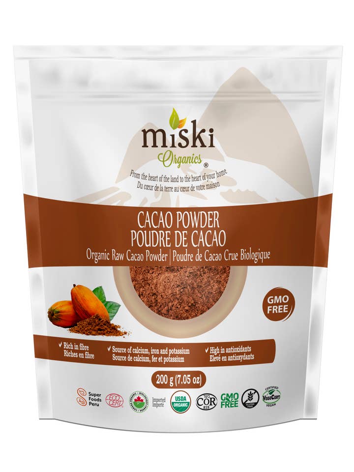 Organic Raw Cacao Powder for wholesale by Miski Organics