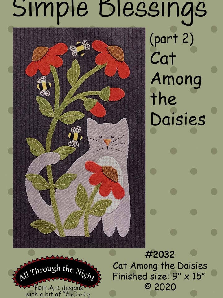 #2032 Simple Blessing „Die Katze unter den Gänseblümchen“ Teil #2 für den Großhandel von All Through The Night