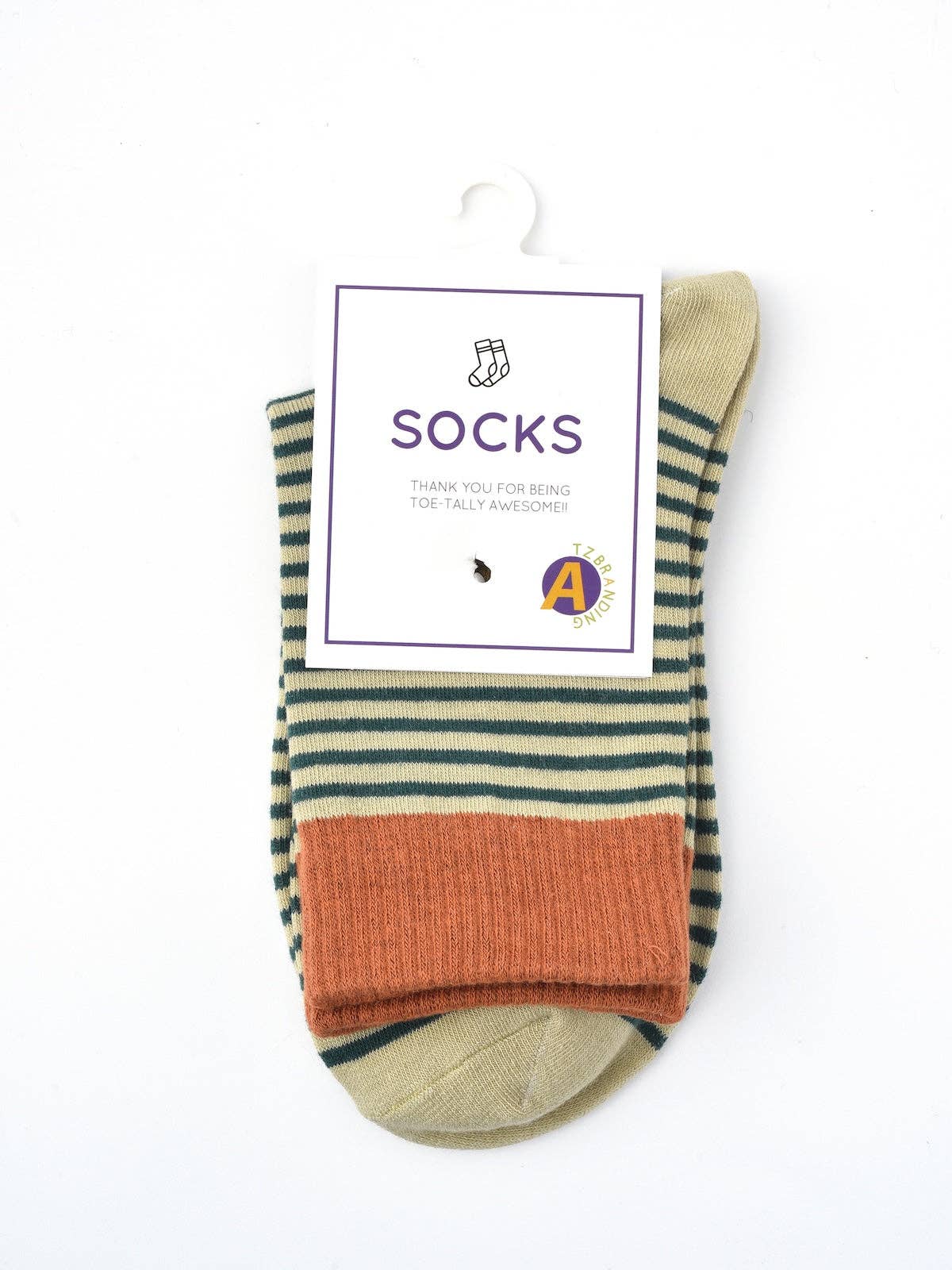 Funkyrel® Atzbranding Limited – wholesale Strumpor - Dam – Rufia - Vibrerande randiga mellankalvstrumpor8