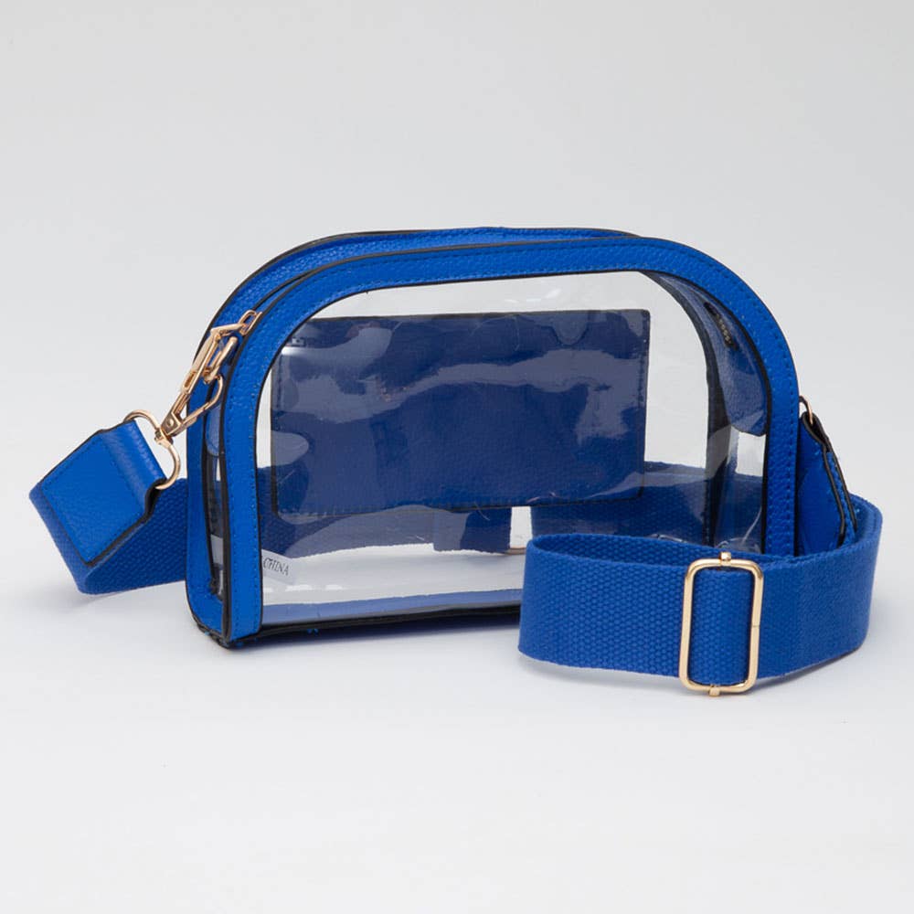 Sensibling Corp. - Wholesale Crossbody Bag - Women's - Faux Leather Transparent Crossbody Camera Bag6