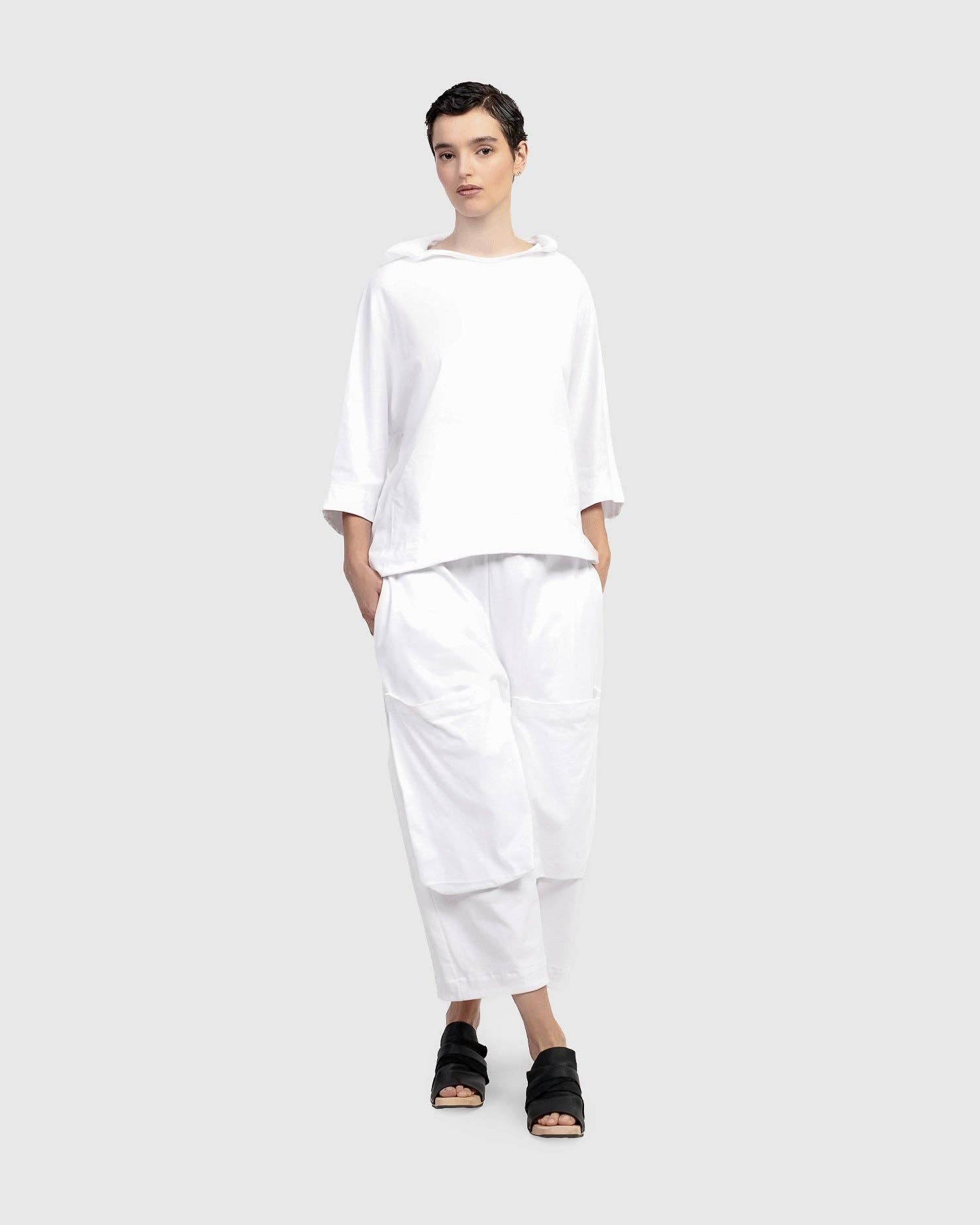 Urban Cutlass Pocket Pants, White for wholesale on Faire5