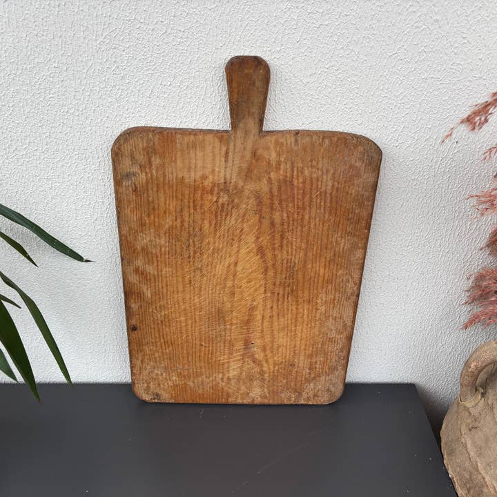 Planche à découper en bois vintage turque – Planche à pain turque pour la vente par Rustic Remnents