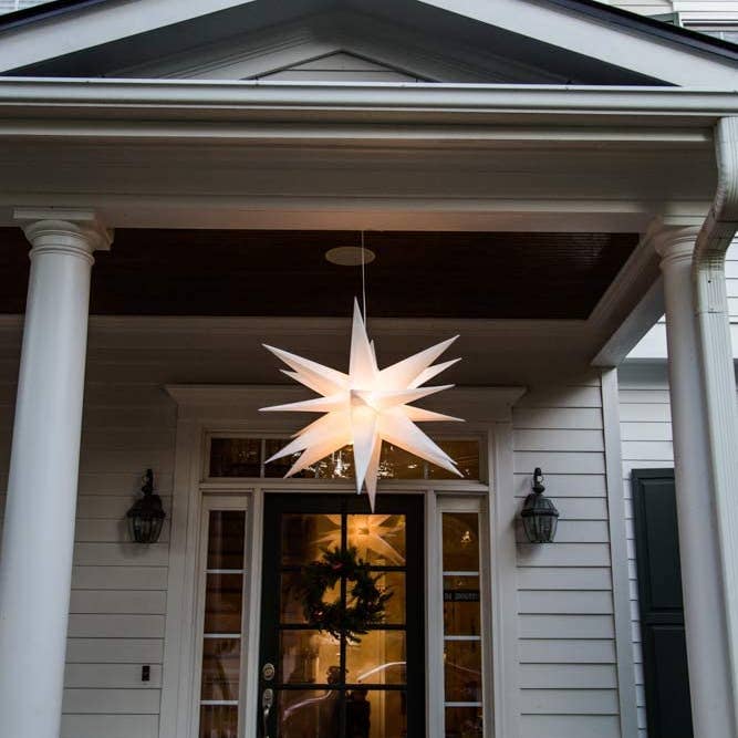 Elf Logic - Wholesale Christmas Decoration - 18" LED Moravian Star Outdoor Christmas Light3