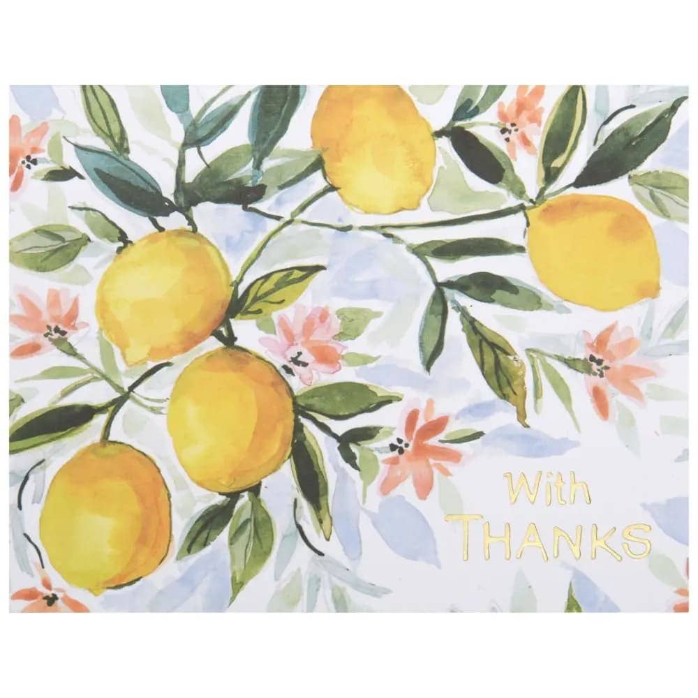 NIQUEA.D - Wholesale Stationery/Notecard Set - Joy Of Life Lemons Boxed Note Cards1
