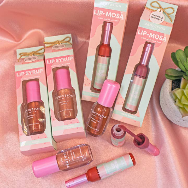 Sparkling Lip Topper - Non-Sticky Lip Syrup for Glaze & Glow for wholesale by Profusion Cosmetics