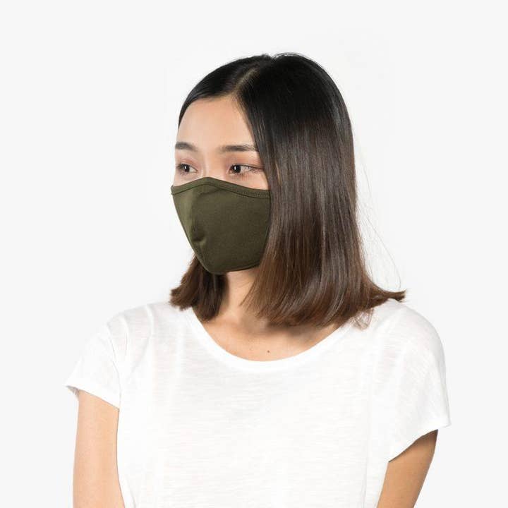 MakMask - Wholesale Protective Face Mask/Shield - Deep Green Mask2