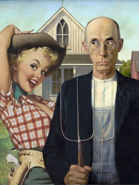 Goth Chick 18x24 for wholesale by Alter Images Art