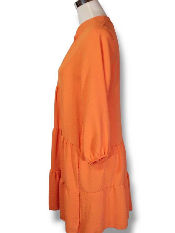 NINEF - Wholesale Dress - Women's - Chic Sunset Shift Dress - Versatile & Vibrant1