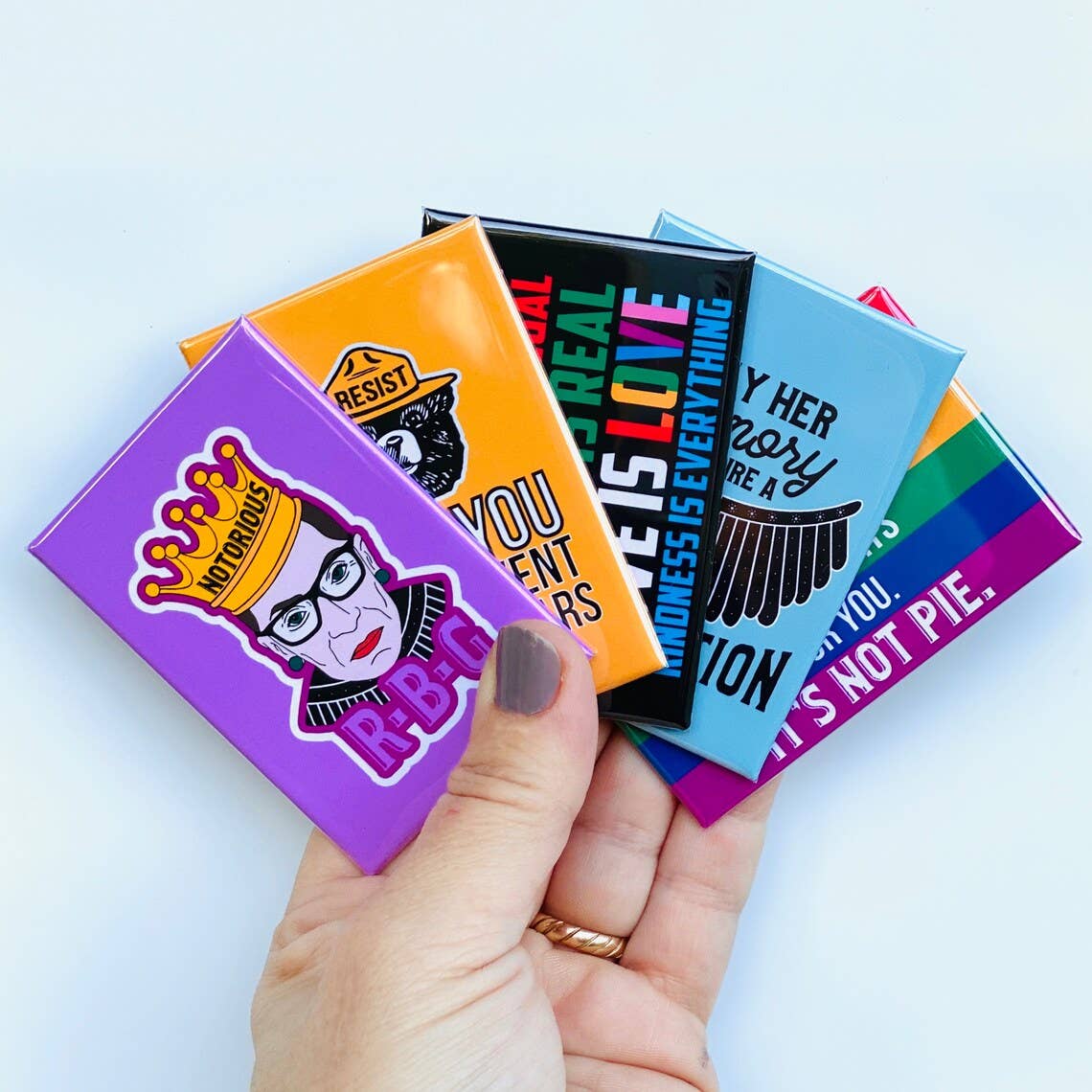 Anthem Sticker Company - Wholesale Magnet - Resist only you can prevent fascist liars rectangle magnet1