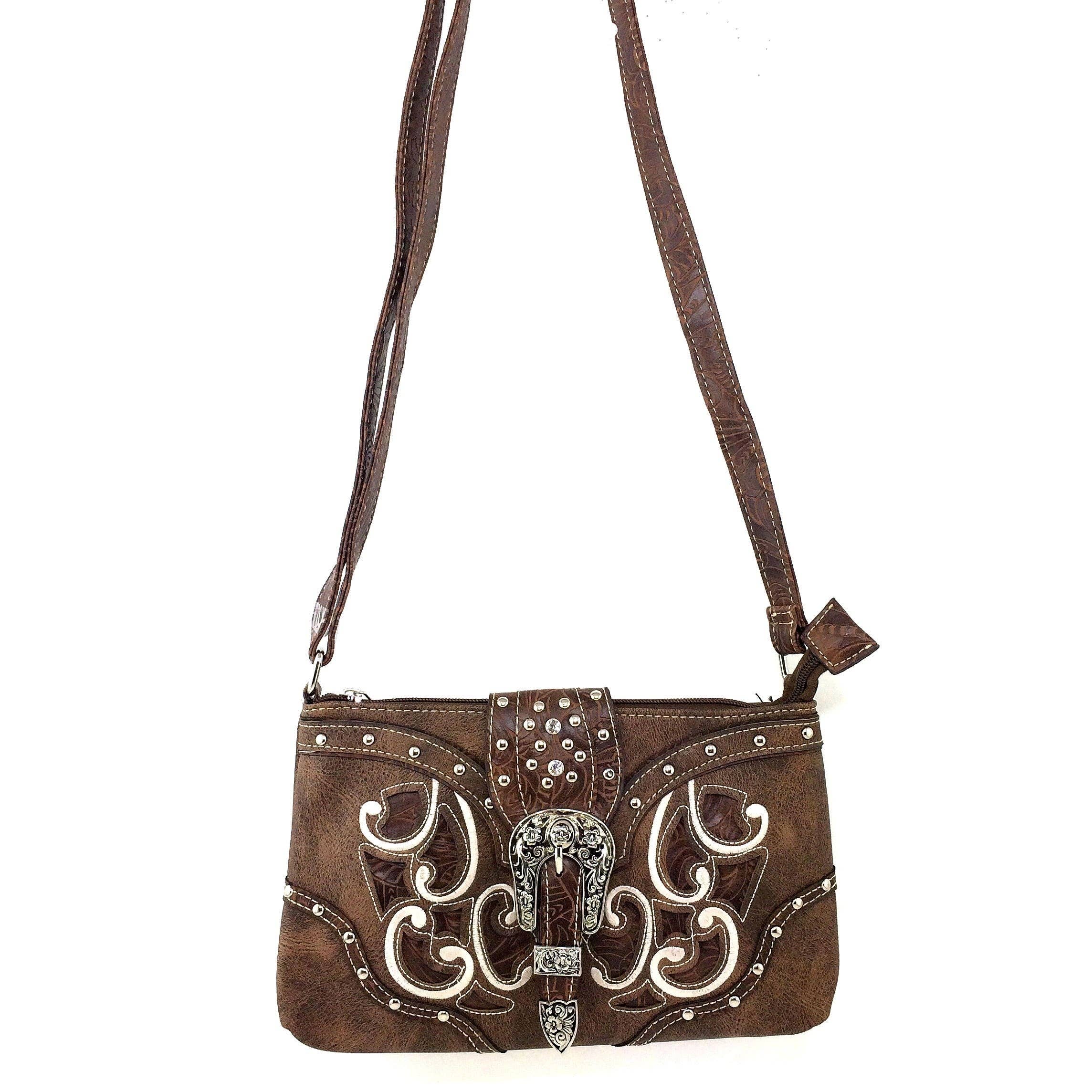 Lunar Deer - Wholesale Crossbodytas - Dames - Western floral schoudertas met gespsluiting3