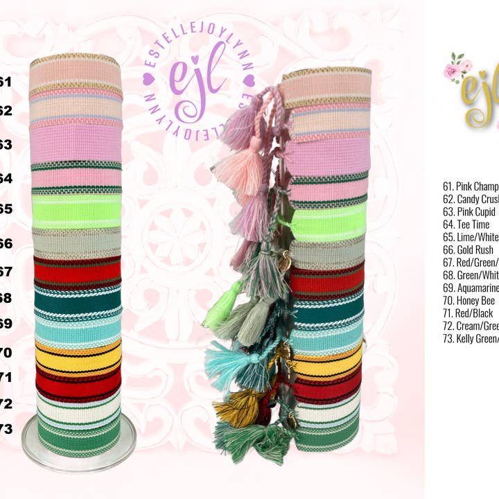 EstelleJoyLynn, LLC - Wholesale Woven/Braided Bracelet - School Spirit Bracelet / College, High School, University 9