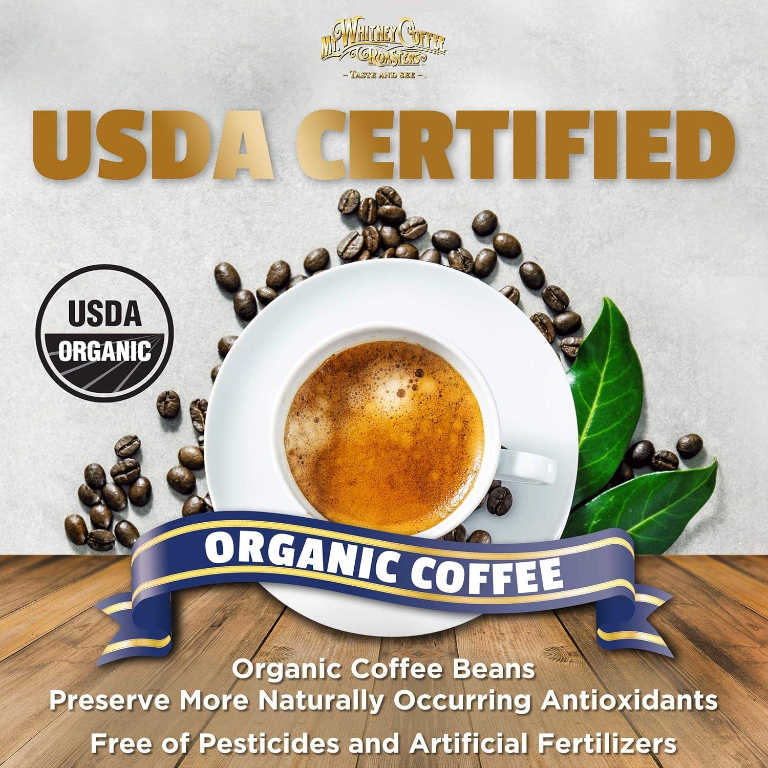 Mt. Whitney Coffee Roasters - Wholesale Coffee Beans - Organic Peru Swiss Water Decaf 12oz Whole Bean Coffee2