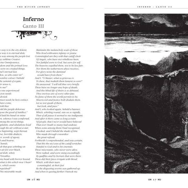 Texas Bookman – wholesale Classics – Divine Comedy: Inferno, Purgatorio, Paradiso (Gothic Fantasy1