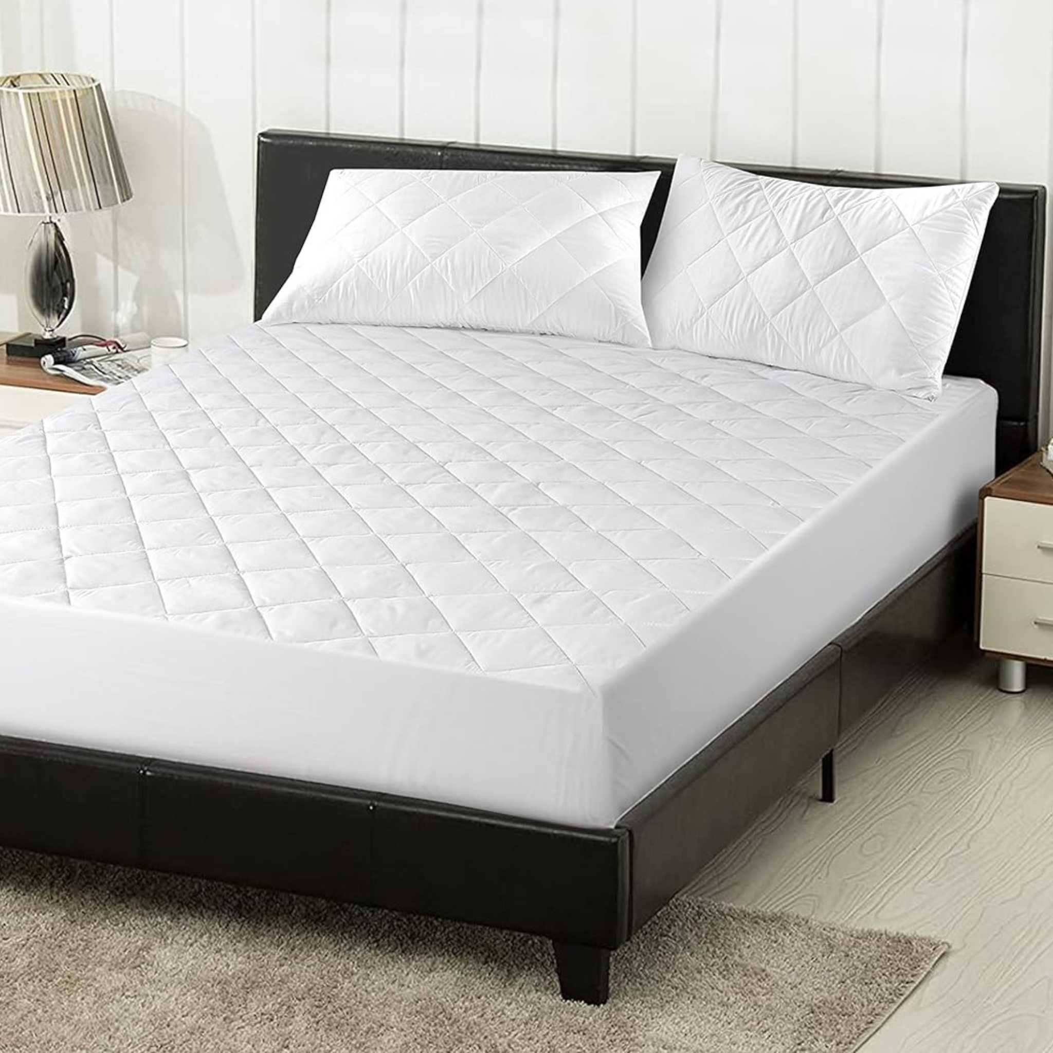 Beach Stone – wholesale Mattress pad/protector – Ultra Soft Cotton Waterproof Quilted Mattress Protector4