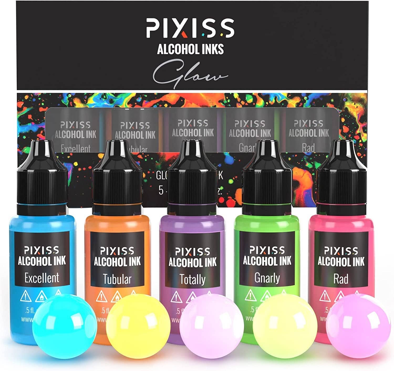 PIXISS Mica Powder Assorted Set of 15 Colors – Pixiss