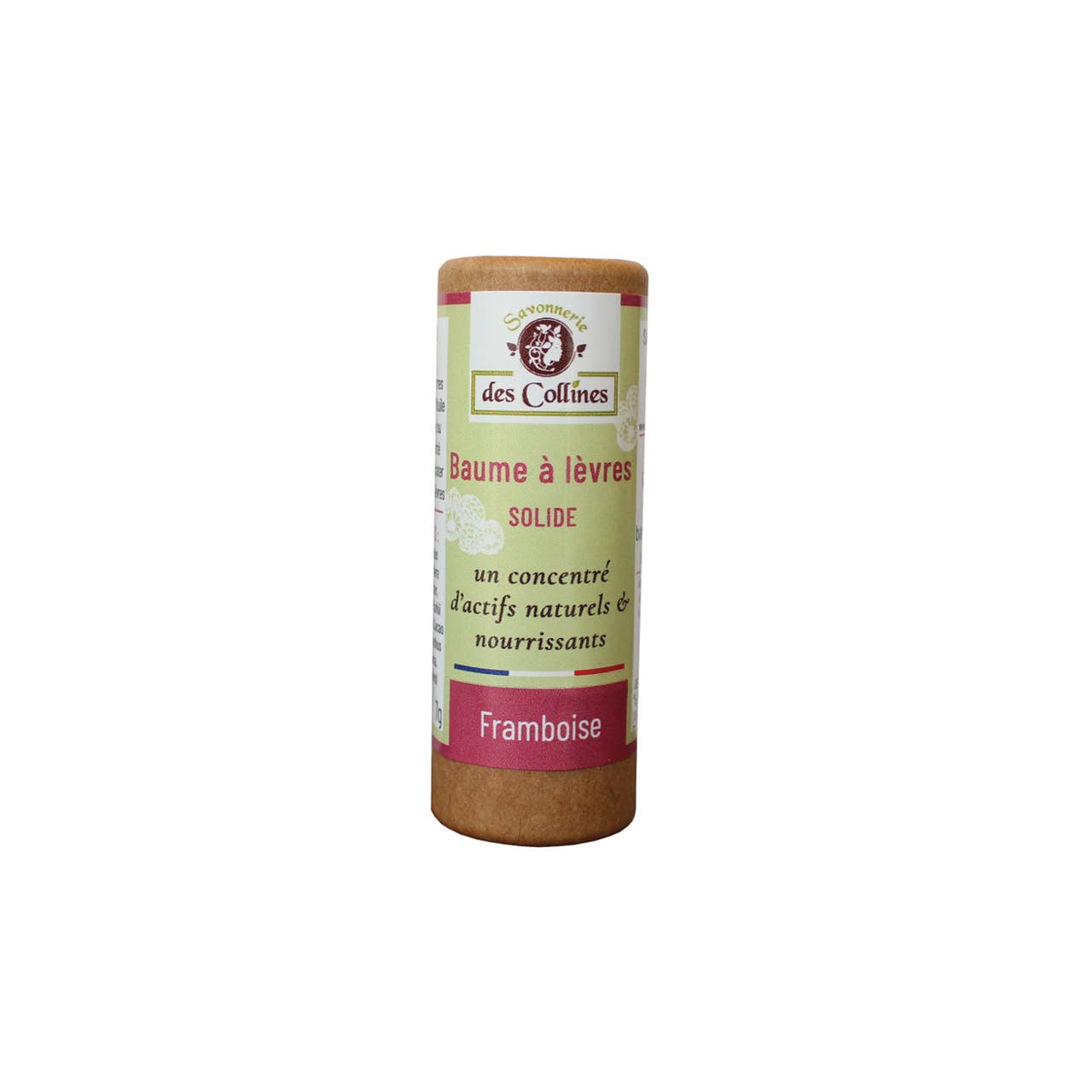 Savonnerie des Collines - Wholesale Lip Balm - Moisturizing lip balm - raspberry 7g