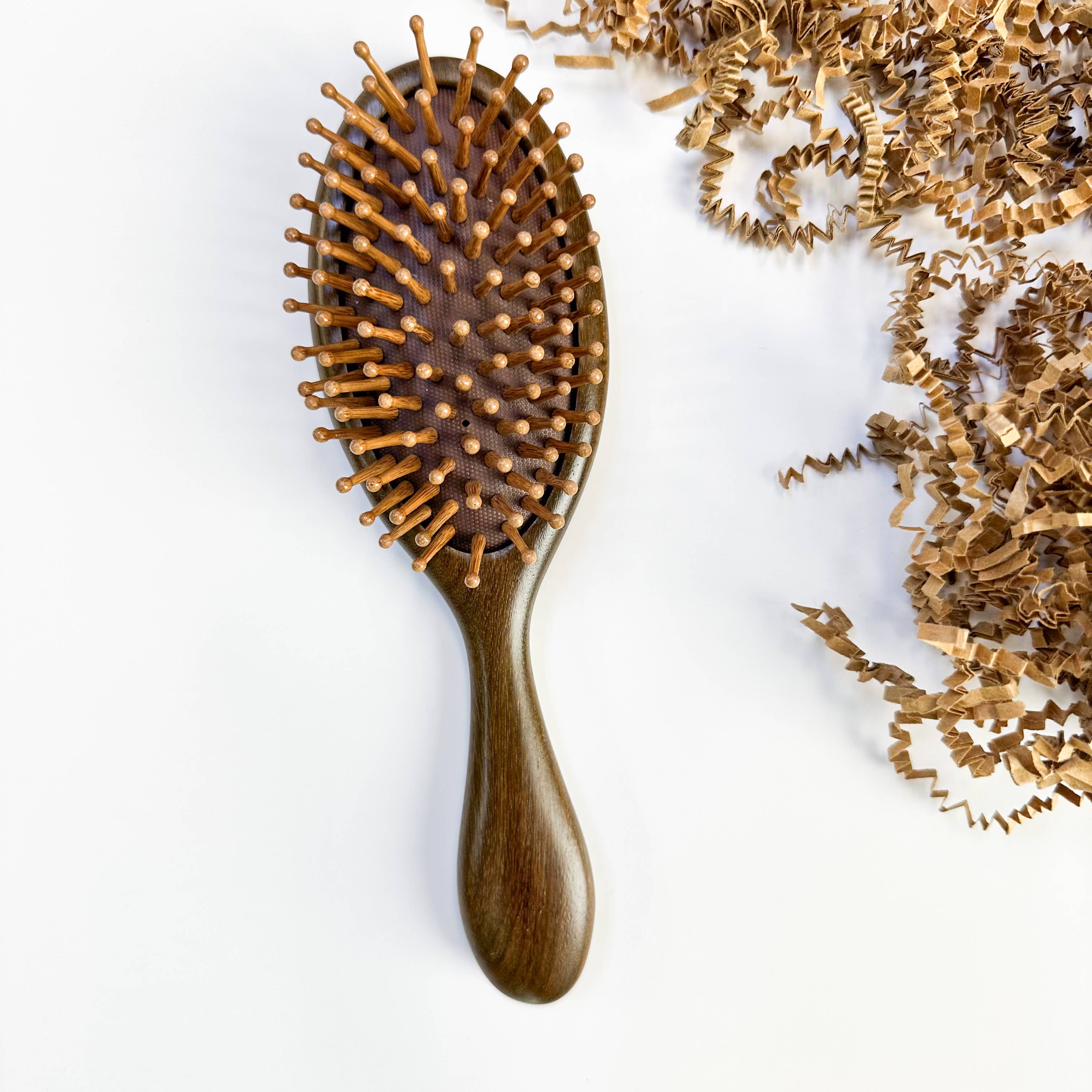 Smile Boutiques - Wholesale Hair Brush/Comb - Sandalwood Hair  Brush and Scalp Massager0