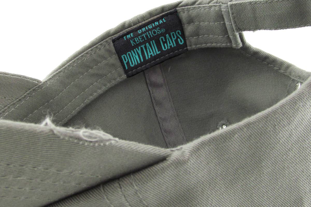 KBETHOS - Wholesale Ponytail Cap - Women's - Ponytail Washed Distressed Cotton Cap83