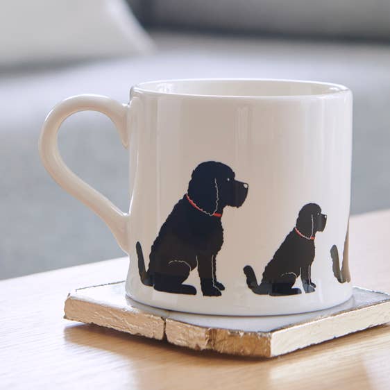 Mischievous Mutts Dog Mug - Cockapoo / Labradoodle (Black) for wholesale by Sweet William Designs