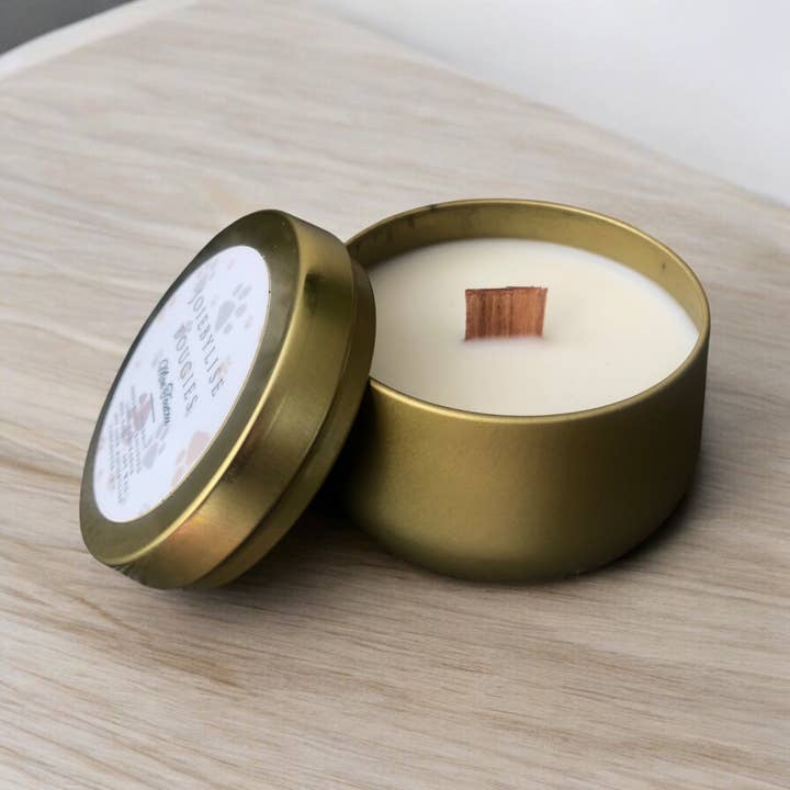 Mon Toutou Pet Lover's Soy Wax Bougie 3oz for wholesale by JoiebyLise