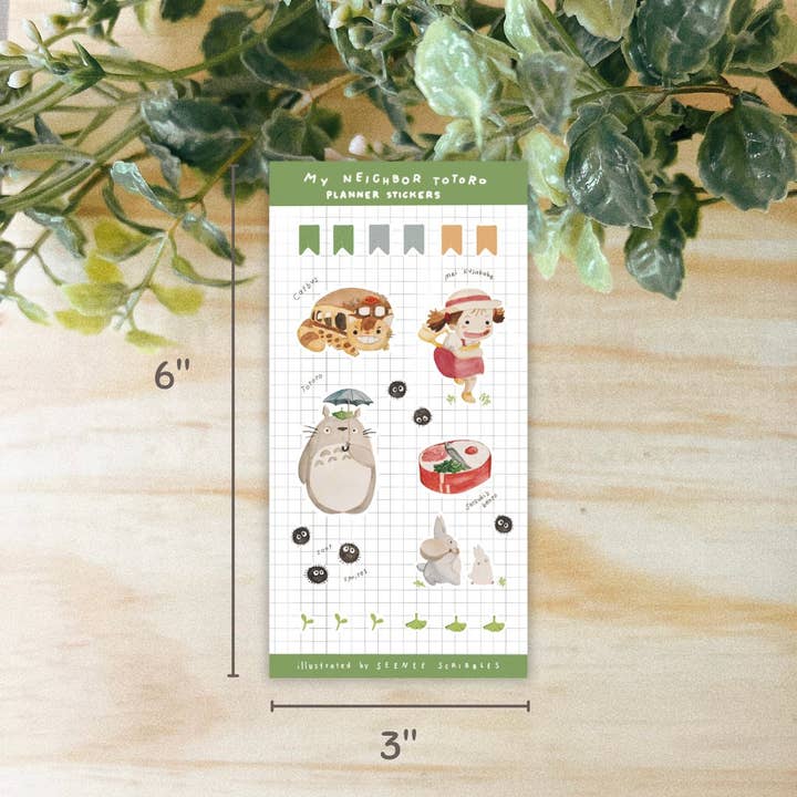 Seenee Scribbles - Wholesale Sticker - My Neighbor Totoro Sticker Sheet