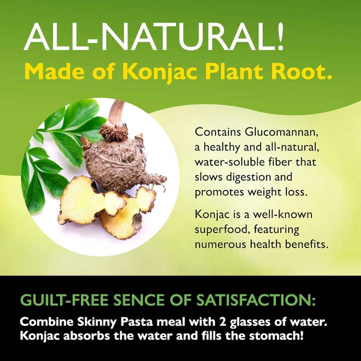 Wholesome Good - Vente Pâtes - La Vraie Skinny Pasta – Spaghetti Shirataki de Konjac 200 g5