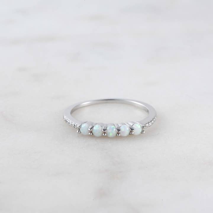Sami Jewels - Wholesale Multi-Stone Ring - 5 Stone Opal Ring