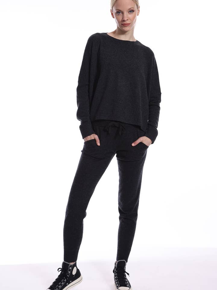 Cashmere Sport Crew for wholesale by Minnie Rose