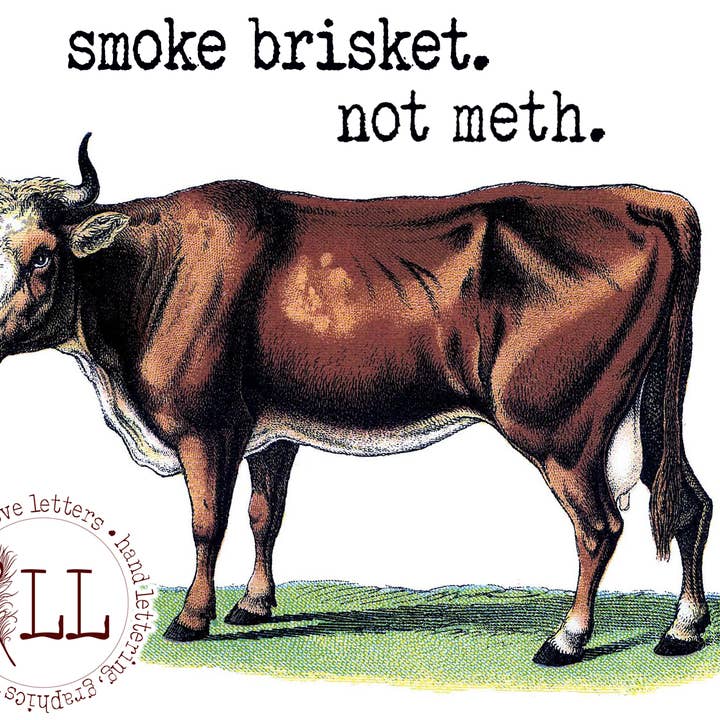 Love Letters - Wholesale Coffee Mug - Smoke Brisket. Not Meth. mug1
