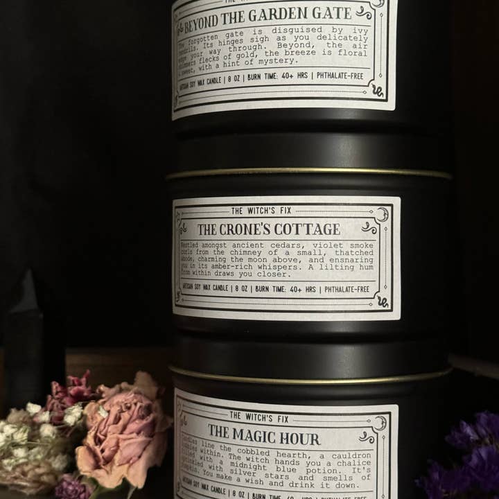 The Witch's Fix - Wholesale Jar/filled candle - The Crones Cottage1