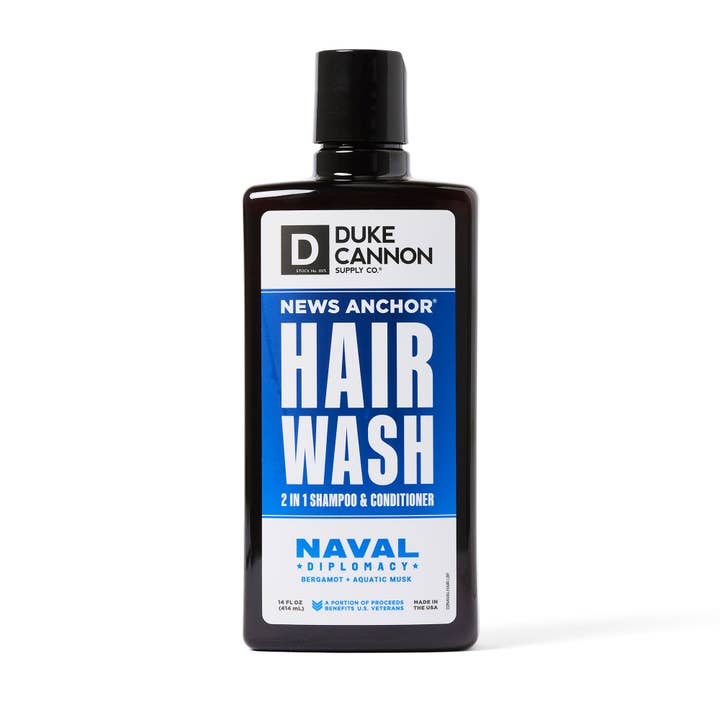 Naval Diplomacy 2-in-1 Hair Wash Sulfate Free for wholesale by Duke Cannon