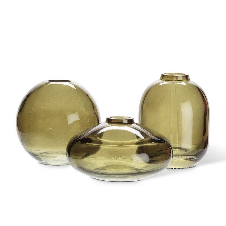 Abbott – wholesale Vas – Liten knoppvas-Mossgrön-3 Blandat-3 ”H0