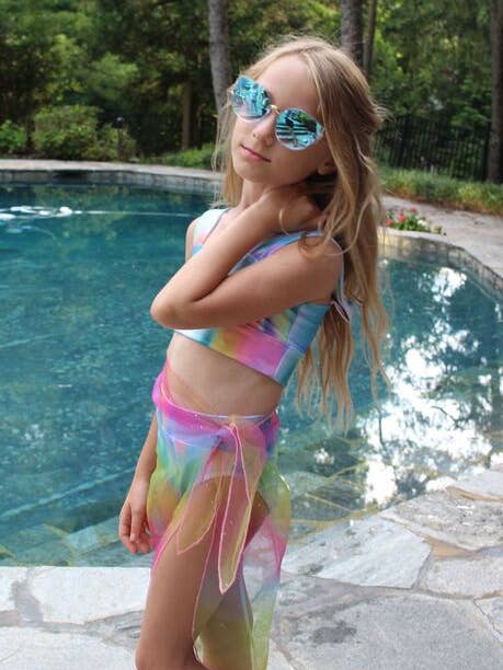 Sunset Sparkle Sarong für den Großhandel von Les Tout Petits