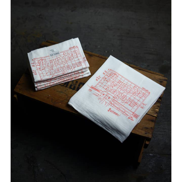 Girls Can Tell - Wholesale Tea Towel - Baltimore Sign Tea Towel | kitchen | flour sack | dish towel2