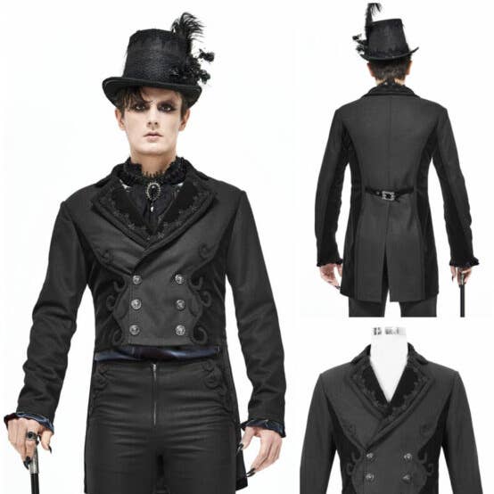 CT17401 - Pirate, manteau queue-de-pie victorien pour la vente par Western Fashion
