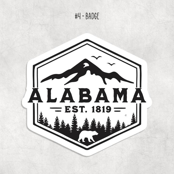 Expression Design Co - Wholesale Sticker - Alabama Stickers4