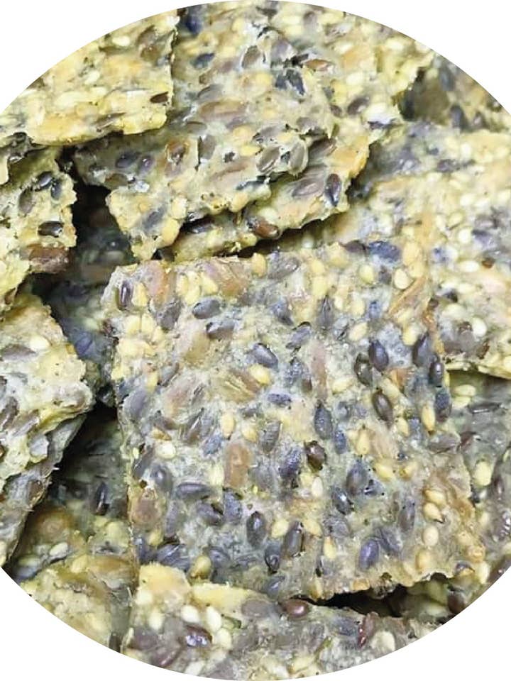 Organic Thyme Crackers 1 kg bag for wholesale by Snack & Moi