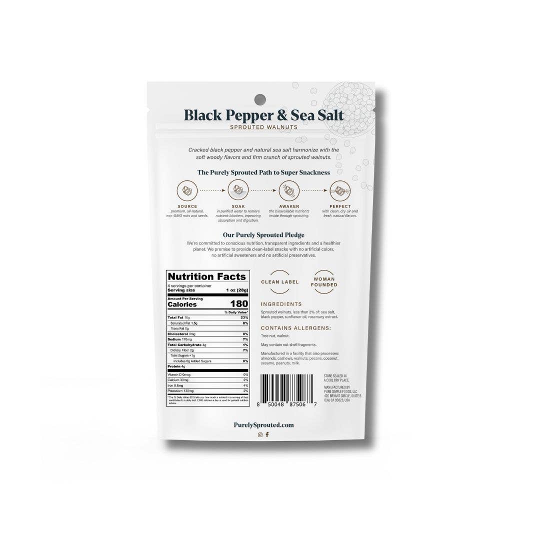 Purely Sprouted - Wholesale Nuts - Black Pepper & Sea Salt Sprouted Walnuts4