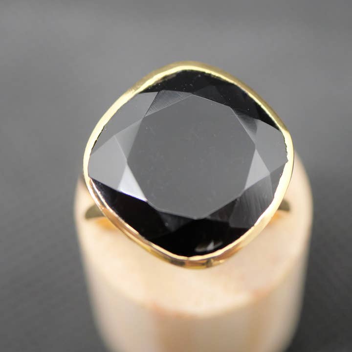 Atelier Leblanc - Wholesale Cocktail/Statement Ring - Elegance Collection Black Onyx8