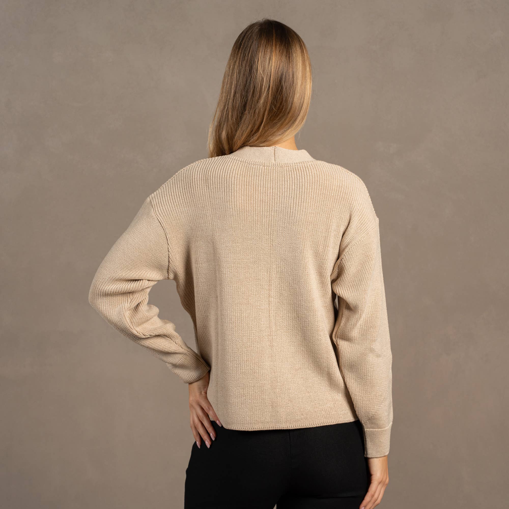 menique - Wholesale Cardigan - Women's - Women's Merino Wool Cardigan Hazel5