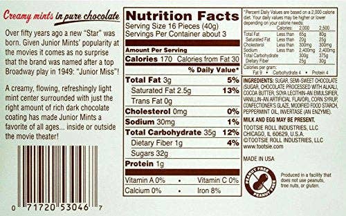 I Got Your Candy - Wholesale Chocolate Covered Sweets - Junior Mints 1.84oz - 24ct3