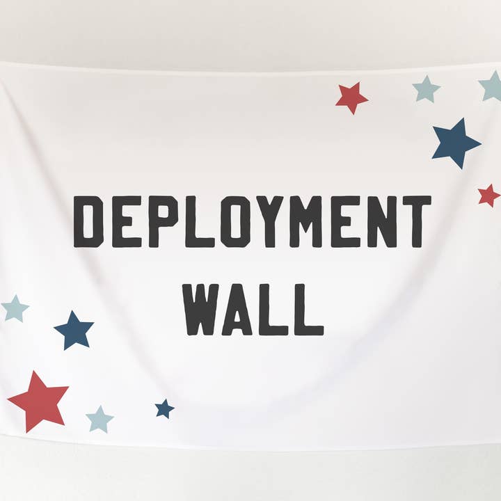 Hunny Prints – wholesale Banderoll - Barn och baby – Deployment Wall Banner