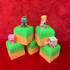 BOMBE DE BAIN DE BLOCS DE MINES pour la vente par Bomb bonkers